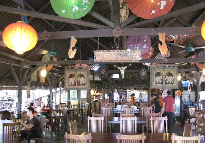 photo of the interior of the Carabao Thai Restaurant 